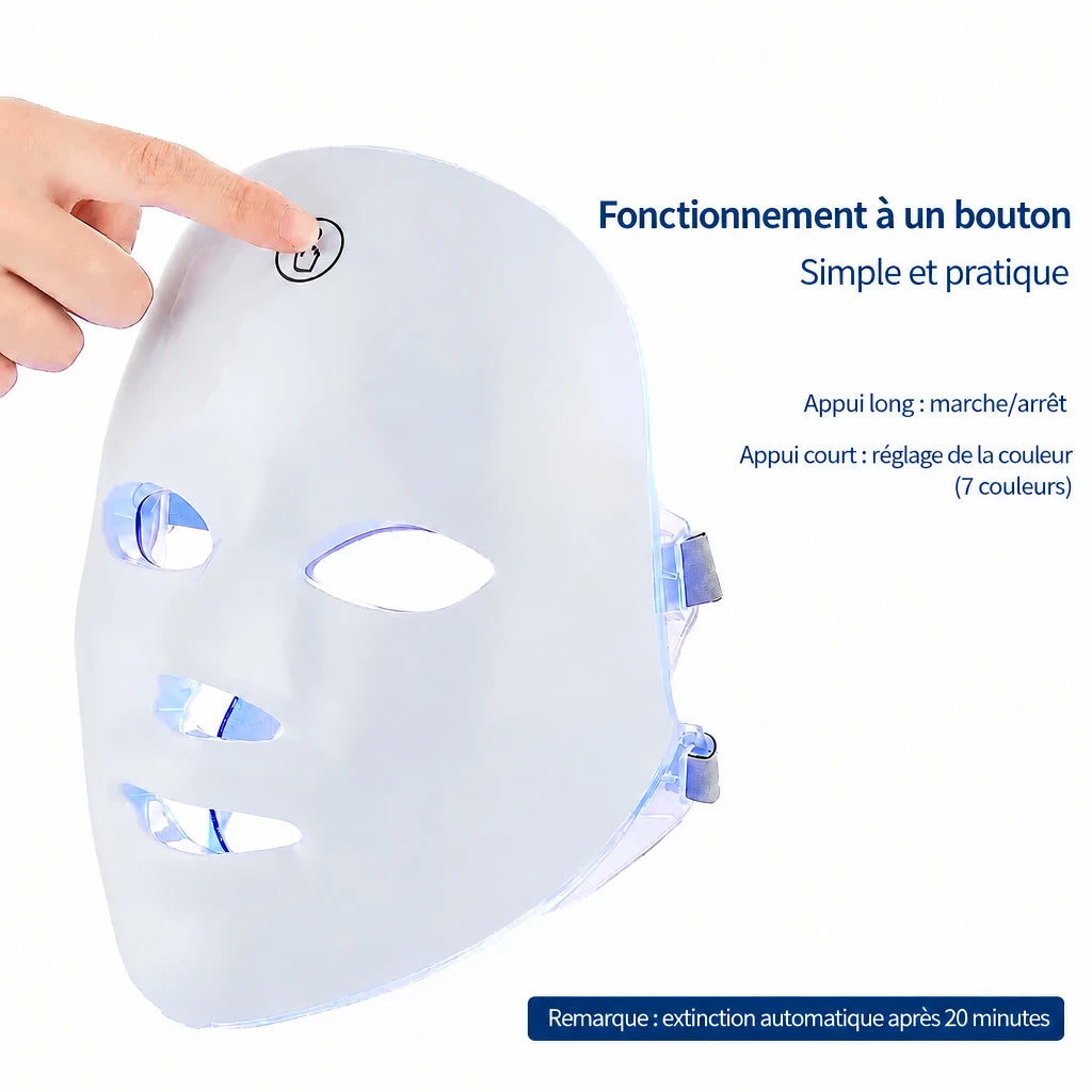 Masque LED Visage & Cou
