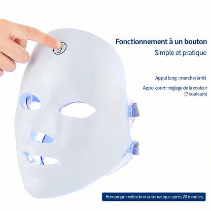 Masque LED Visage & Cou